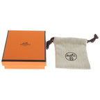 Hermes Pop Mini Earrings Beige Pink Gold Brown — view 6