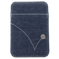 Hermes Mag Face Emain Lebon Denim Card Case Indigo