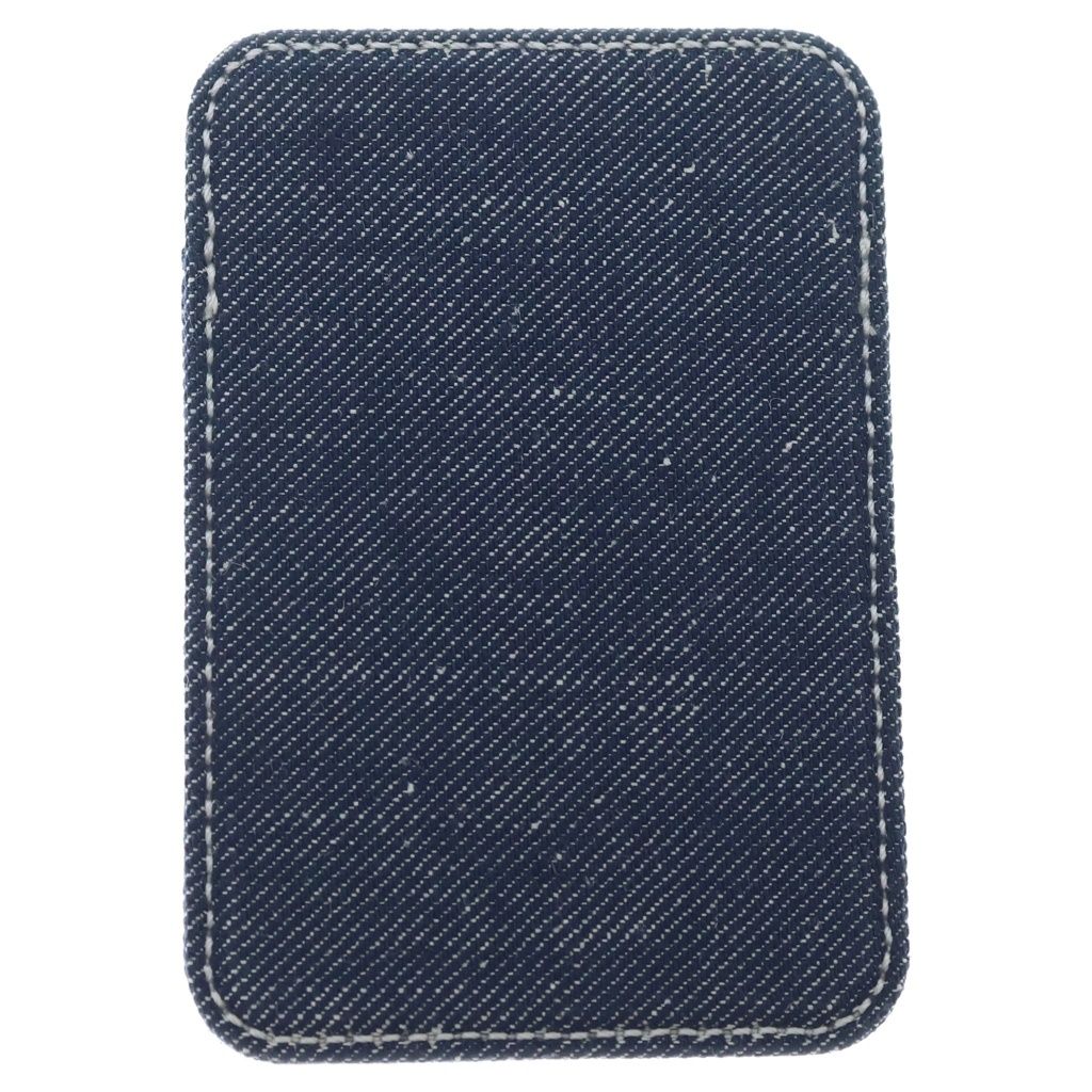 Hermes Mag Face Emain Lebon Denim Card Case Indigo — view 2