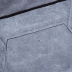 Celine Sangles Bucket Shoulder Bag Small Gray Leather — view 5