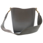Celine Sangles Bucket Shoulder Bag Small Gray Leather — view 2