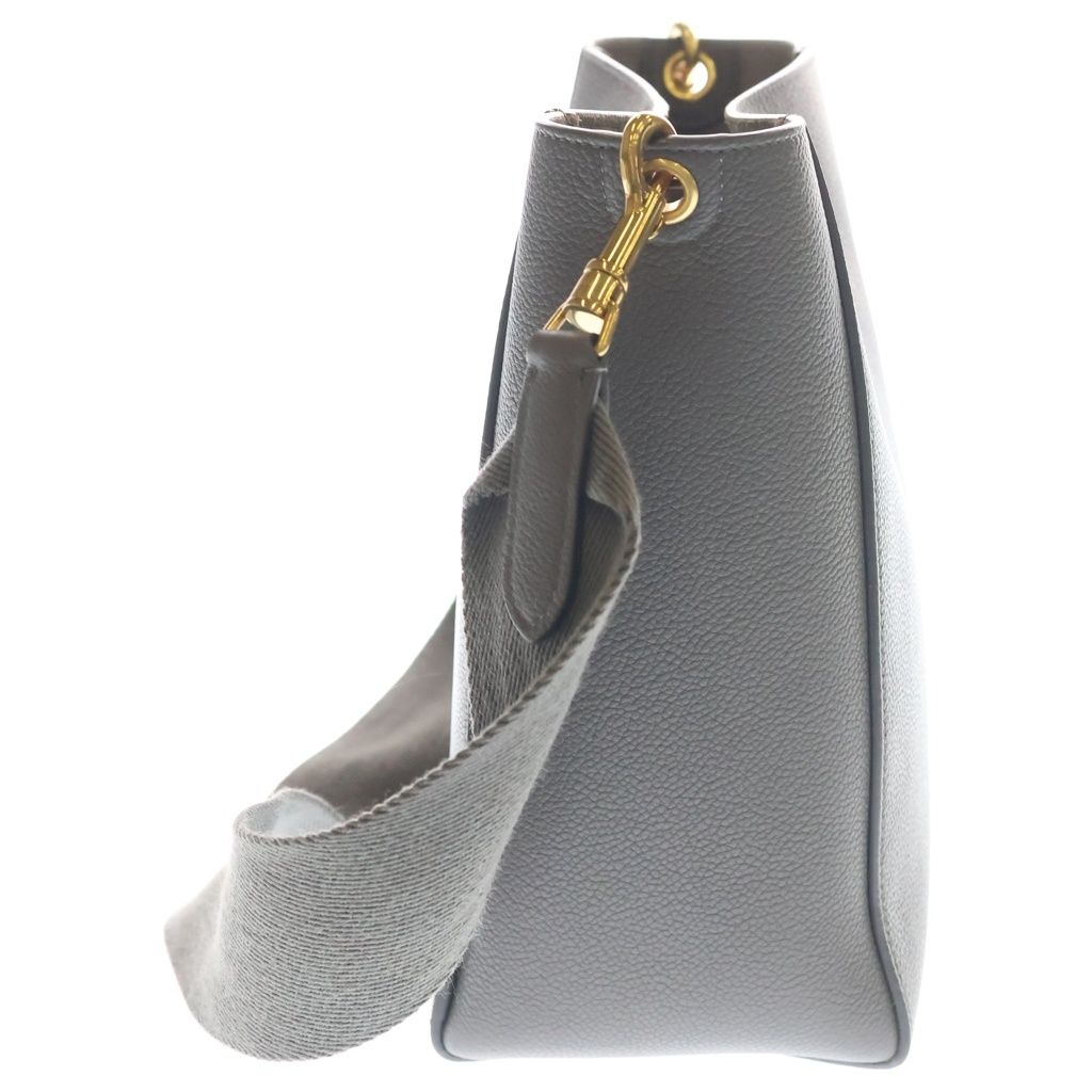 Celine Sangles Bucket Shoulder Bag Small Gray Leather — view 3
