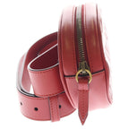 Gucci GG Marmont Waist Bag Red Leather Gold — view 3