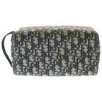 Dior Lango Oblique Jacquard Canvas Clutch Navy — view 4