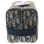 Dior Lango Oblique Jacquard Canvas Clutch Navy — view 3