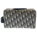 Dior Lango Oblique Jacquard Canvas Clutch Navy