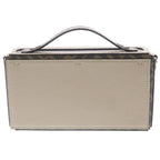 Fendi Bucket Soft Trunk 2-Way Shoulder Bag Beige Brown Leather Silver — view 2