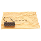 Louis Vuitton Damier Papillon 30 Boston Bag Brown Leather Child Gold — view 6