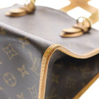 Louis Vuitton Monogram Popincourt Tote Brown Leather Gold — view 6