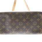 Louis Vuitton Monogram Popincourt Tote Brown Leather Gold — view 4