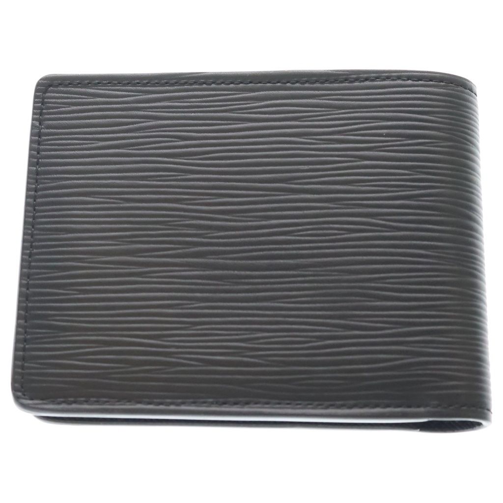Louis Vuitton Epi Portefeuille Multiple Compact Wallet Bifold Black — view 2