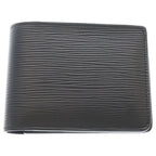 Louis Vuitton Epi Portefeuille Multiple Compact Wallet Bifold Black