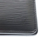 Louis Vuitton Epi Portefeuille Multiple Compact Wallet Bifold Black — view 5