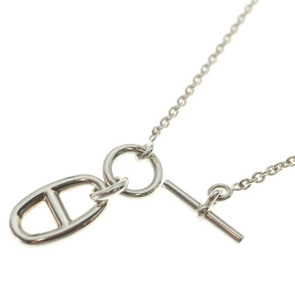 Hermes Chaine D'ancre Amulet Necklace Silver — view 5