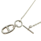 Hermes Chaine D'ancre Amulet Necklace Silver — view 5