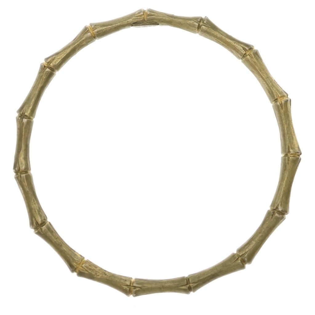 Chanel Bamboo Bracelet Bangle Gold — view 6