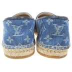 Louis Vuitton Espadrilles Monogram Denim Low Cut Sneakers Slip on Indigo — view 3