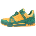 Louis Vuitton LV Trainer Sneaker LV Low Cut Sneakers Orange Green