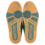 Louis Vuitton LV Trainer Sneaker LV Low Cut Sneakers Orange Green — view 5