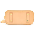Louis Vuitton Monogram Alma BB 2-Way Shoulder Bag Brown Leather Gold — view 4