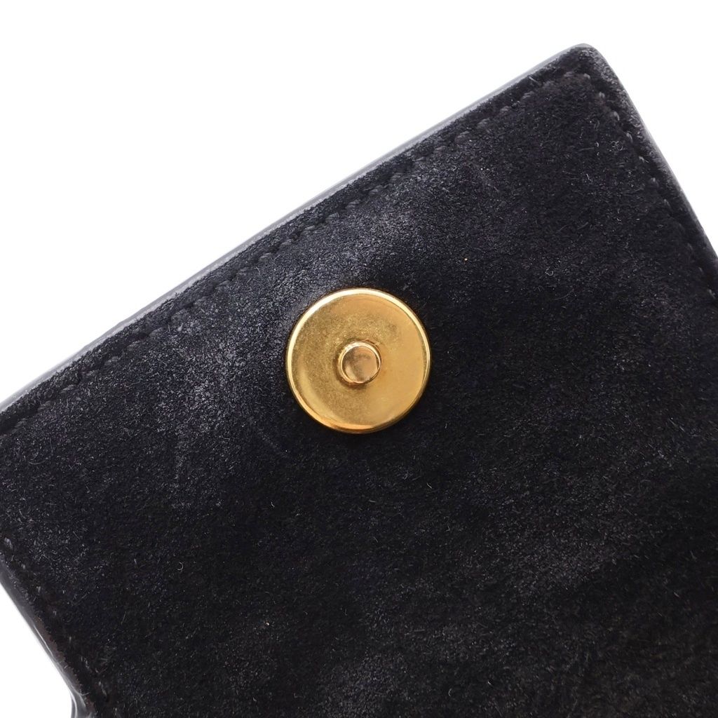 Celine Belt Bag Pico 2-Way Black Leather Gold — view 6