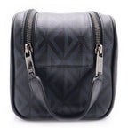 Dior CD Diamond Toiletries Case Pouch Black Silver — view 3