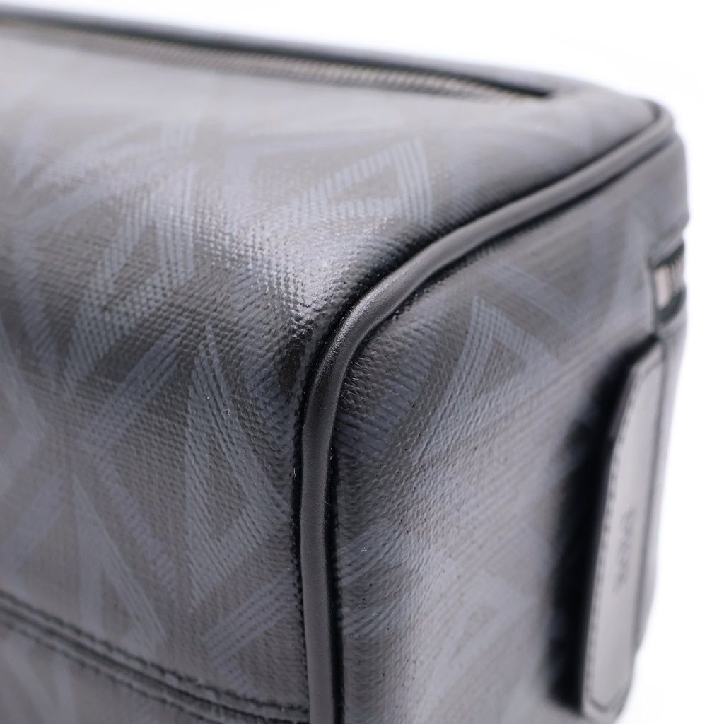 Dior CD Diamond Toiletries Case Pouch Black Silver — view 6