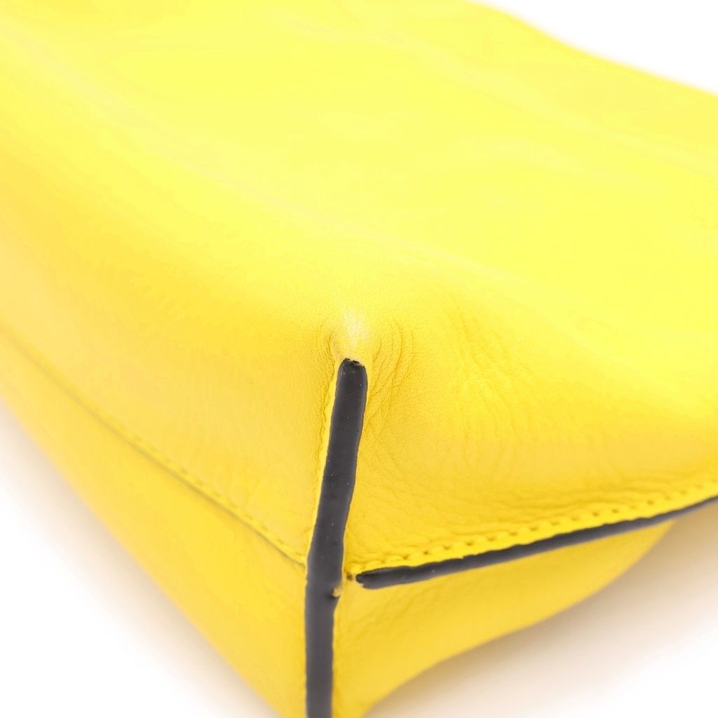 Loewe Mini Flamenco Clutch in Nappa Mini Calfskin Shoulder Bag Yellow — view 6