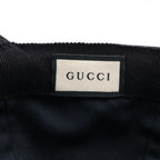 Gucci Interlocking Sherry Line Cap Baseball Cap Hat Black — view 7