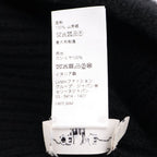 Celine Triomphe Logo Cashmere Knit Cap Hat Black — view 8