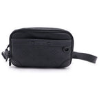 Louis Vuitton Monogram Shadow Alpha Wearable Wallet Mini Shoulder Bag Black