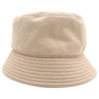 Prada Triangle Logo Drill Bucket Hat Beige — view 2