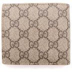 Gucci GG Supreme Coin Wallet Bifold Beige Orange — view 2