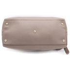 Gucci Soho 2-Way Shoulder Bag Gray Leather Gold — view 4
