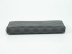 Louis Vuitton LV Zippy Organizer NM Damier Graphite Wallet Black Gray — view 3