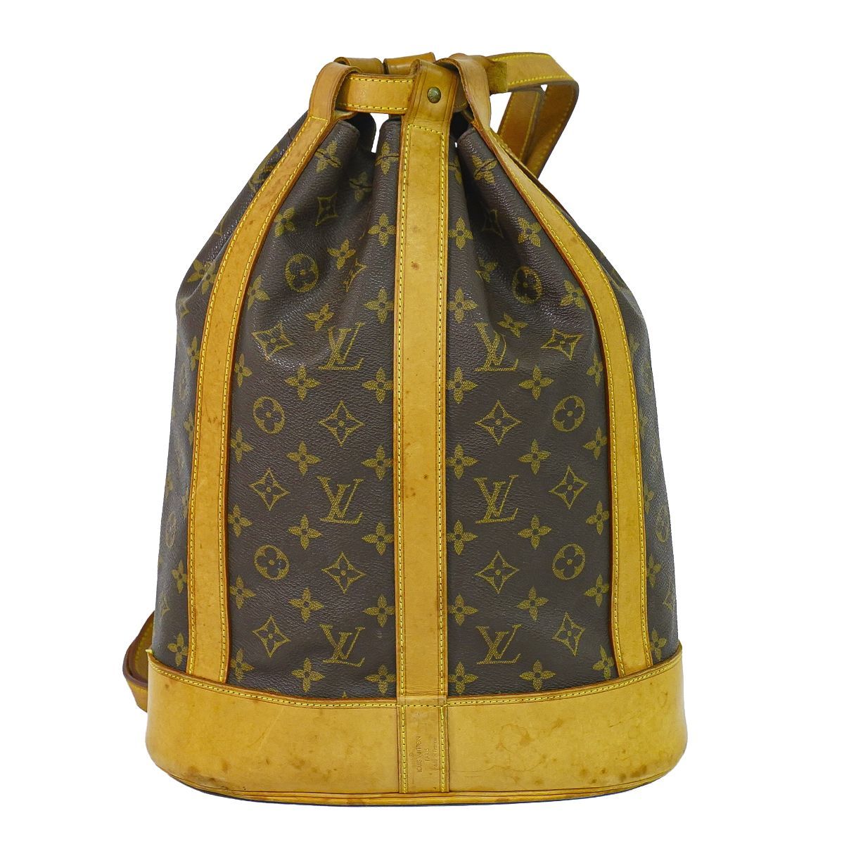 Louis Vuitton LV Randonnee PM Monogram Shoulder Bag Brown