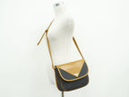 Saint Laurent YSL Shoulder Bag Pochette Black Brown — view 6