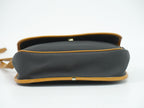 Saint Laurent YSL Shoulder Bag Pochette Black Brown — view 3