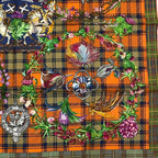 Hermes Carre 90 Silk Scarf Fleurs D'ecosse Scottish Flower Multicolor — view 5