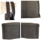 Hermes Her Line Gray Silver Polyamide Polyester Tote — view 6
