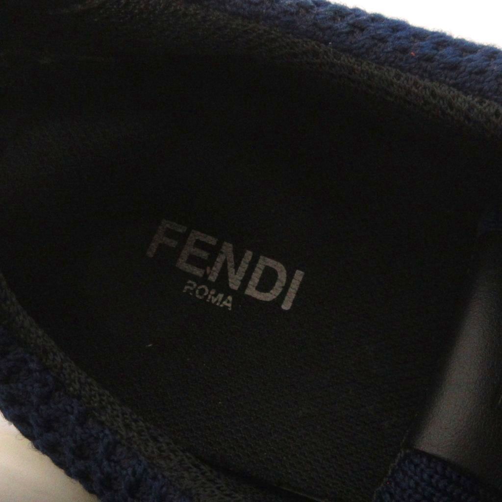 Fendi Monster Star Fabric Sneakers Low Cut Blue 8 — view 6