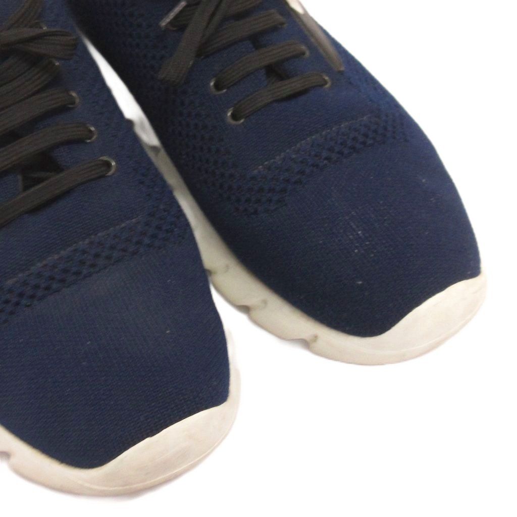 Fendi Monster Star Fabric Sneakers Low Cut Blue 8 — view 8