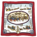 Hermes Carre 90 Mail Scarf Silk
