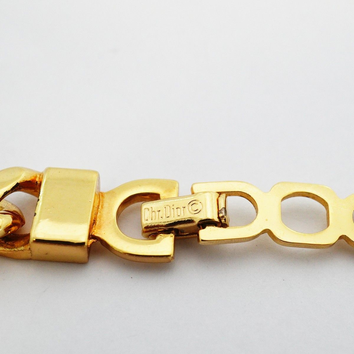 Dior Necklace Gold Plated Rhinestone — view 4