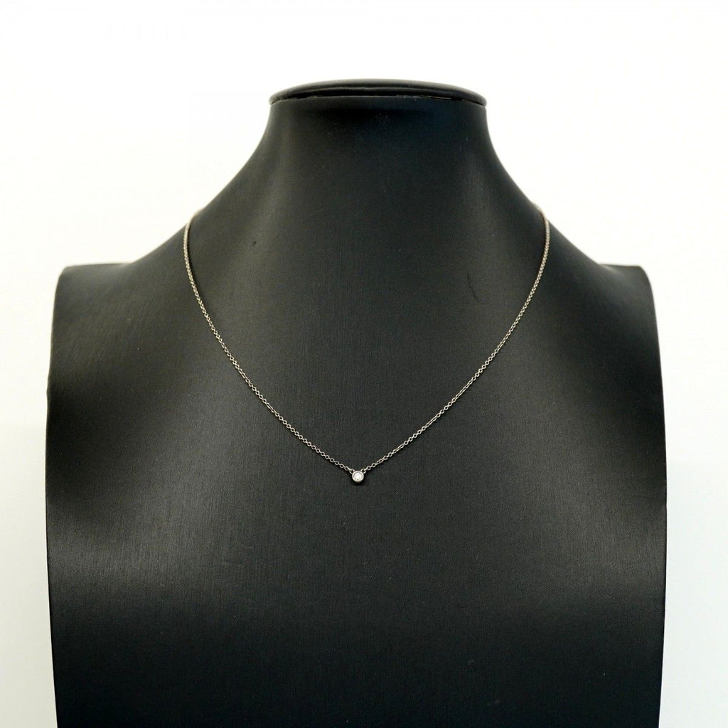 Tiffany & Co Necklace by the Yard 925 Sterling Silver Diamond — view 6