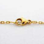 Hermes Necklace Pop Gold Plated Pink — view 4