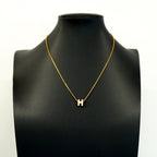 Hermes Necklace Pop Gold Plated Pink — view 6
