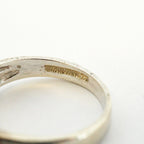 Tiffany & Co Ring Ribbon Motif 18k Yellow Gold 925 Sterling Silver — view 4