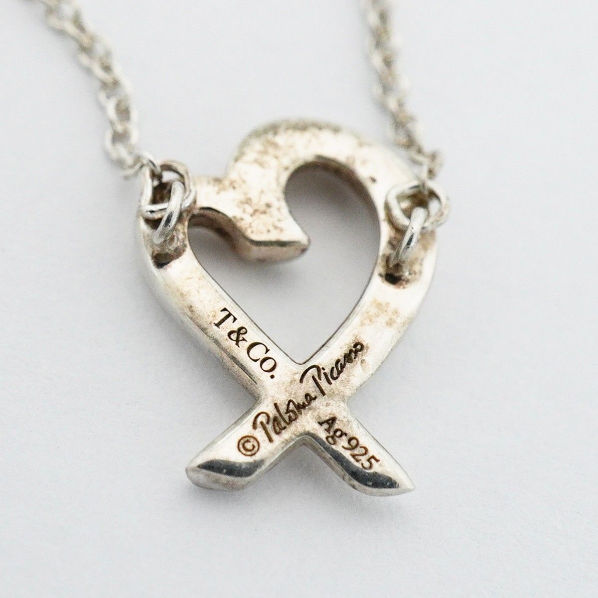 Tiffany & Co Necklace Loving Silver — view 6