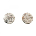 Tiffany & Co Earrings Notes Silver